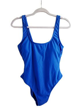 No Boundaries Blue One Piece Swimsuit M nwt beachwear sporty
